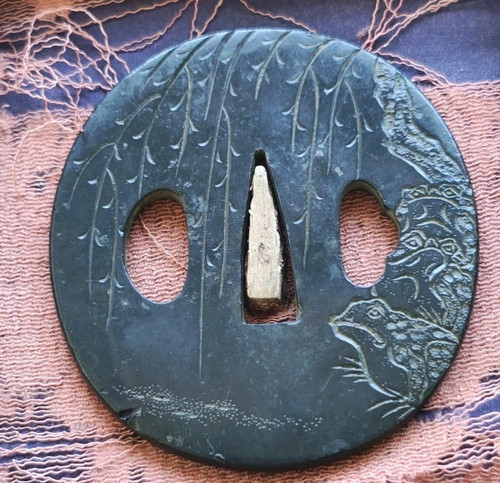 Rana tsuba - 【rana, (kaeru)】tsuba