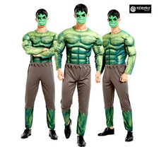 Mostro Verde Eroe Costume Carnevale Uomo Cosplay Man Simile HULK01 SUHEAV2