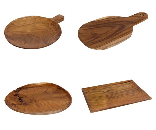Tagliere colazione teak - tagliere,