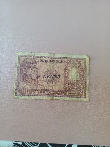 Banconota 100 lire 1951 - lire, 31/12/1951