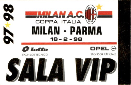 Biglietto stadio milan - biglietto,
