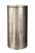 CONTENITORE IN ACCIAIO INOX 18/10 PER OLIO  CON RUBINETTO,  PIEDISTALLO OPTIONAL