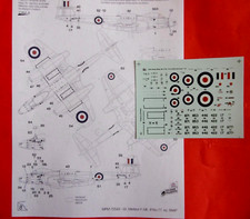 Decalcomanie - 1/72: Gloster