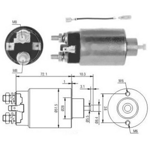 116 elettromagnete motore - 116, cv