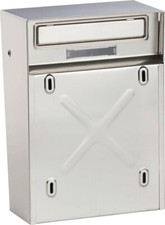 CASSETTA LETTERE INOX X CANCELLI SILMEC