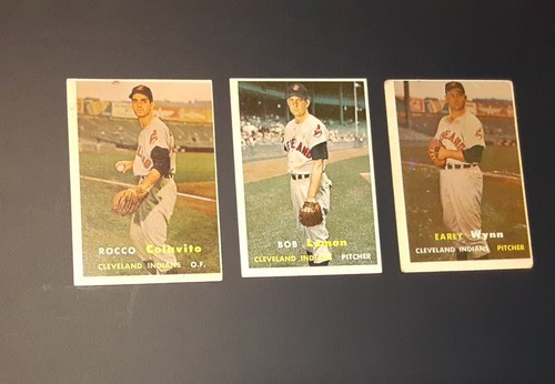 Lotto 1957 topps - lotto, p-g