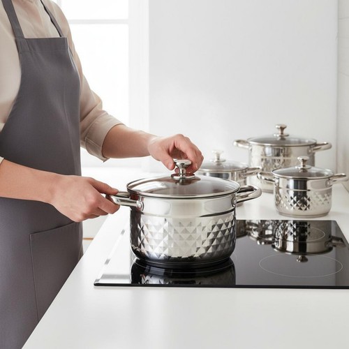 Pezzi set casseruole in - set,