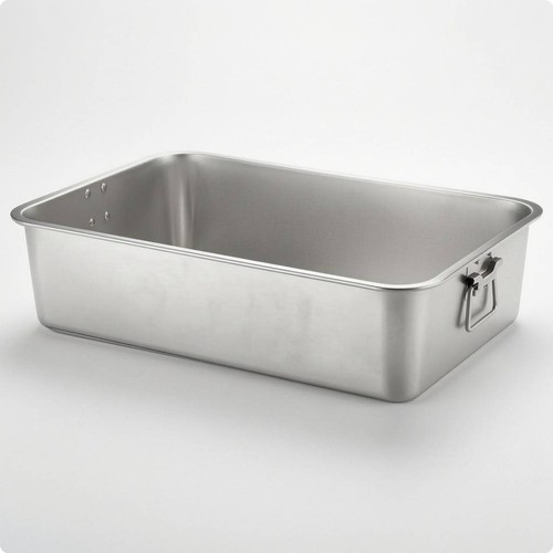 Vassoio inox fondo piatto - vassoio,