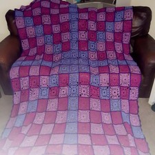 Coperta all'uncinetto vintage