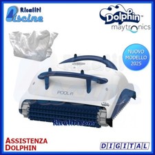 ROBOT PISCINA DOLPHIN POOL IN PULITORE AUTOMATICO SOLO FONDO PISCINE