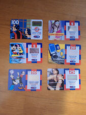 LOTTO 6 RICARICHE TIM - VARIE PUBBLICITA' ANNI 2000 - RARE