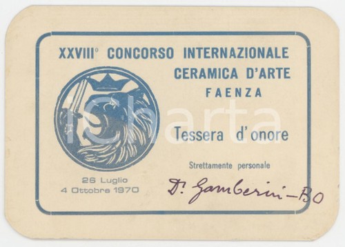 1970 faenza xxviii concorso - -,