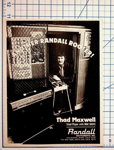 Annuncio vintage randall amps - annuncio,