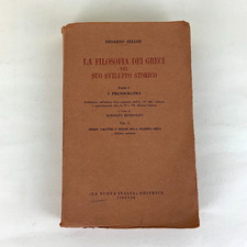 La Filosofia Dei Greci nel suo