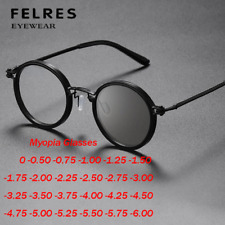 Occhiali da sole uomo metallo rotondi fotocromatici miopia miopia occhiali da sole sport outdoor