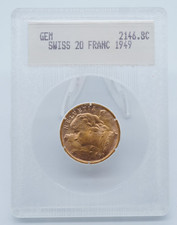 1949 B Oro Svizzero 20 Franchi