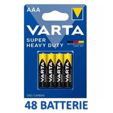48PILE BATTERIE VARTA NUOVE SIGILLATE ORIGINALI AAA MINISTILO BATTERIA SUPERLIFE