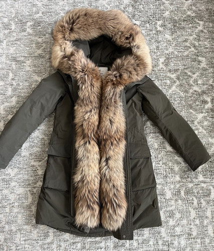 Woolrich parka militare donna - militare,