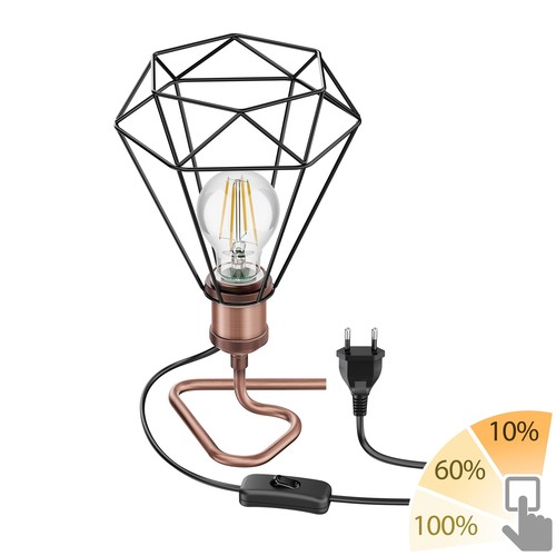 Lampada tavolo retra - lampada, switch