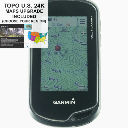 Garmin oregon 750t - gps, con