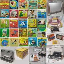 PROIETTORI E Pellicole 8mm e SUPER 8 COLORE BIANCO E NERO SONORO BOBINE A SCELTA