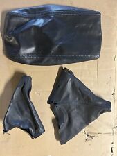 R33 Skyline Blu Stitch Handbrake,gearbox,armrest Cover, Cambio Bracciolo Freno