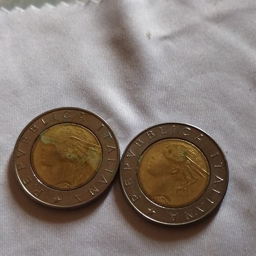 Italia lotto monete 500 lire - italia,