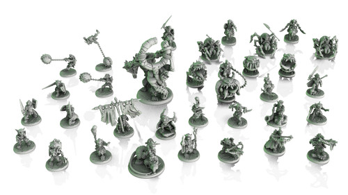 Set miniature goblin - set,