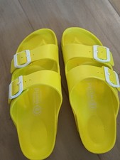 Ciabatte Donna Natural Word 40 Giallo Fluo