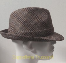 CAPPELLO UOMO TESSUTO GRIGIO