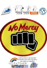 Patch Cobra Kai logo No Mercy Karate Kid toppa termoadesiva iron on badge round