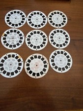 lotto di 9 dischi view-master cartoni animati