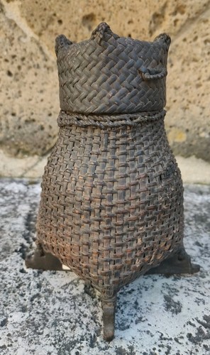 Antico cesto per riso java - cesto,