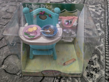 Set Seggiolone Neonato Fisher Price Collezione Briarberry Bear Nuovo Vintage 2000