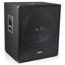 SUBWOOFER AMPLIFICATO DISCOTECA ATTIVO 1000W WOOFER 46 CM (18") CASSA PALCO DJ
