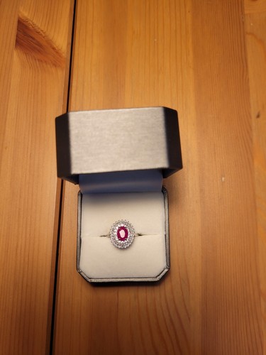 Anello rubino sintetico - anello, in