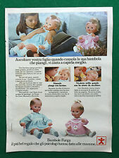 (LC56) Pubblicità Advertising Clipping 34x25 cm  BAMBOLE FURGA MANUELA NICOLETTA
