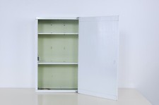 Pensile medicale design anni 50 armadietto bagno vintage con mensole in ferro