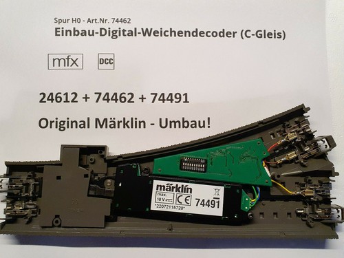 Märklin 24612 morbido destro