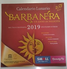 Calendario lunario Barbanera 2019 - da parete - edizione promozionale