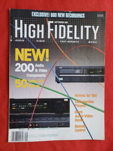 High fidelity 85 magnum - 9/85,