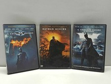 Batman Begins Il Cavaliere Oscuro Trilogia Nolan Film DVD Italiano Usato Ita