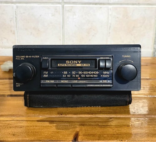 Sony 170 autoradio vintage - sony,