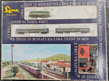 Trenino set 101 N del 1968 D.341 con vagoni rotaie e motori Lima made In Italy