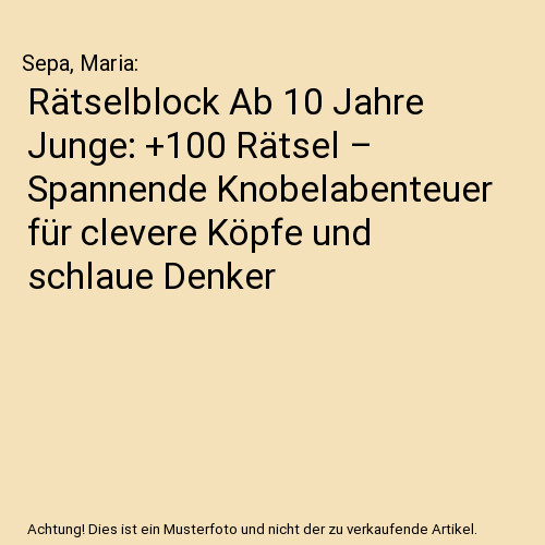 Rätselblock jahre - rätselblock, ab