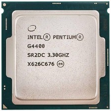 CPU Intel Pentium G4400 fino a 3.3 GHz, socket LGA 1151, processore usato.