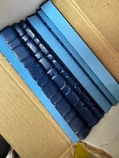 Barretta adesiva/pesi adesivi blu in ferro per moto 45g 4pz