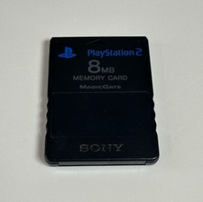 MEMORY CARD PS2 SONY 8MB ORIGINALE Nero Playstation 2 scheda di memoria Perfetta