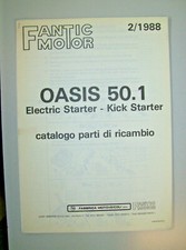 FANTIC MOTOR OASIS 50.1 CATALOGO PARTI RICAMBIO PART LIST