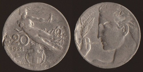 Centesimi 1921 vittorio - 1921,